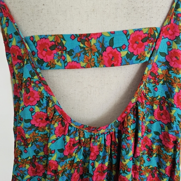 Natural Life Open Back Floral Mini Dress - Picture 9 of 11